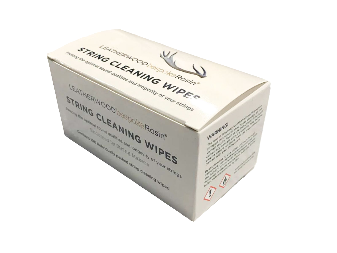 String Cleaning Wipes - 100pk – Leatherwood Bespoke Rosin